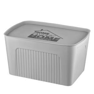 Ящик с крышкой для хранения ARDESTO 45.5х31х24.5см, 23л, пластик PP, серый