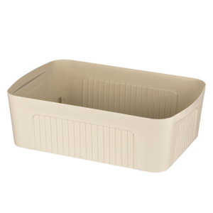 Ящик з кришкою для зберігання Ardesto 45.5х31х14см, 13л, пластик PP, бежевий