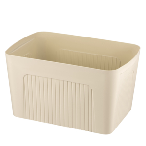 Ящик з кришкою для зберігання Ardesto 45.5х31х24.5см, 23л, пластик PP, бежевий
