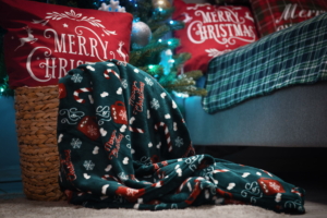 Плед Ardesto Christmas Flannel 160х200см, 100% полиэстер, сладкое какао