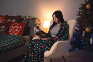 Плед Ardesto Christmas Flannel 160х200см, 100% полиэстер, сладкое какао