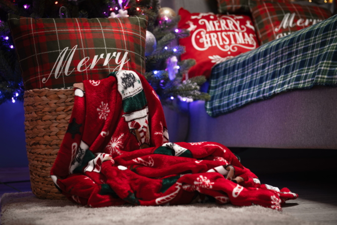 Плед Ardesto Christmas  Flannel 160х200см, 100% полиэстер, веселые олени