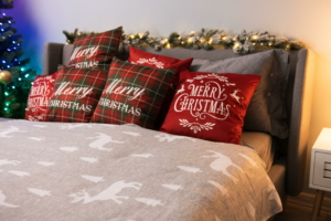 Плед Ardesto Christmas Fleece 130×160см, 100% полиэстер, олени