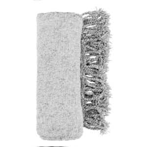 Плед Ardesto Chenille 140х190см, 100% поліестер, сірий світлий