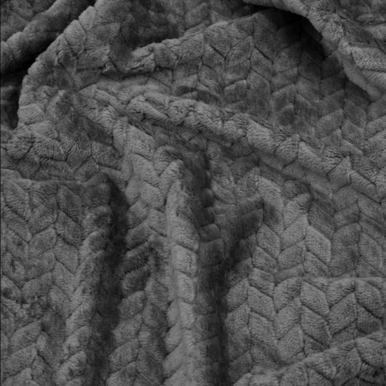 Плед Ardesto Jacquard Braid 160х200см, 100% полиэстер, серый