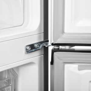 Ref ARDESTO with bottom freezer, 185×60х59.5, ref-223L, freez.-89L, 2doors, А+, ST, inox