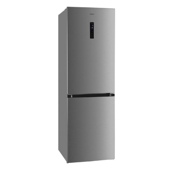 Ref ARDESTO with bottom freezer, 184×60х66.5, ref-218L, freez.-97L, 2doors, А+, NF, fresh zone, inox
