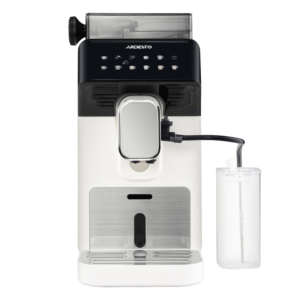 Кавомашина ARDESTO, 2л, зерно, автомат.капуч, дисплей, авторецептів -9, біло-чорний