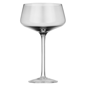 ARDESTO Champagne glasses set Black Mars Avior 270ml, 2pcs, glass, grey-transparent