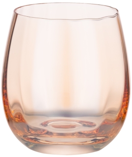 Набір склянок низьких Ardesto Black Mars Amber 480мл, 2шт, скло, золотистий