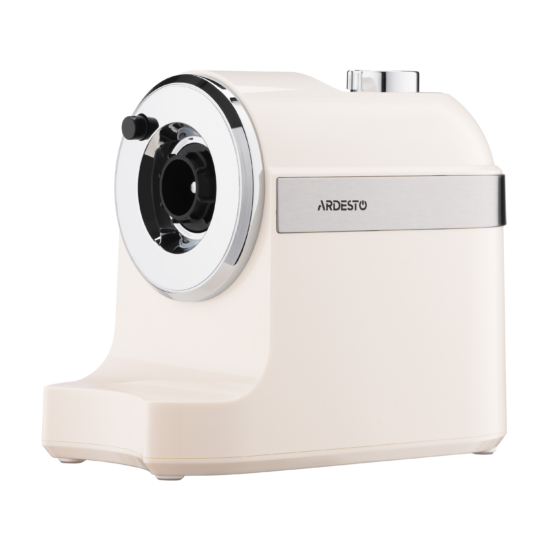 Ardesto meat grinder, 1800W, 2kg/min, 3 cutting plates, sausages nozzle, plastik, beigе-silver