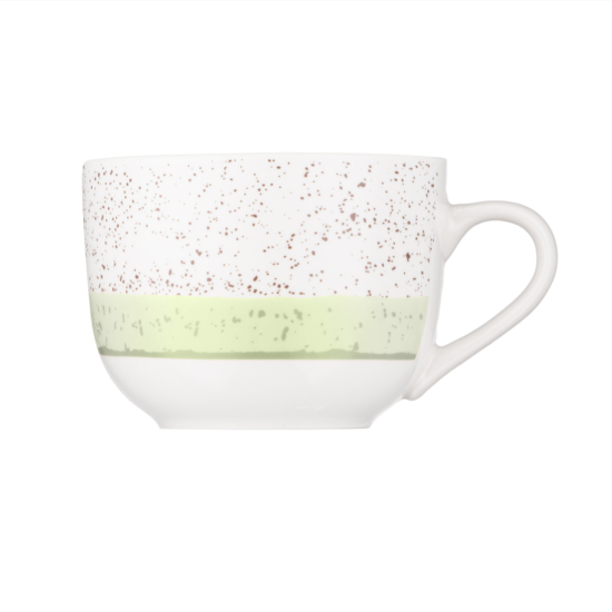 Ardesto Mug Siena, 500ml, porcelain, white-green
