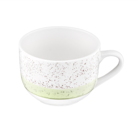 Ardesto Mug Siena, 500ml, porcelain, white-green