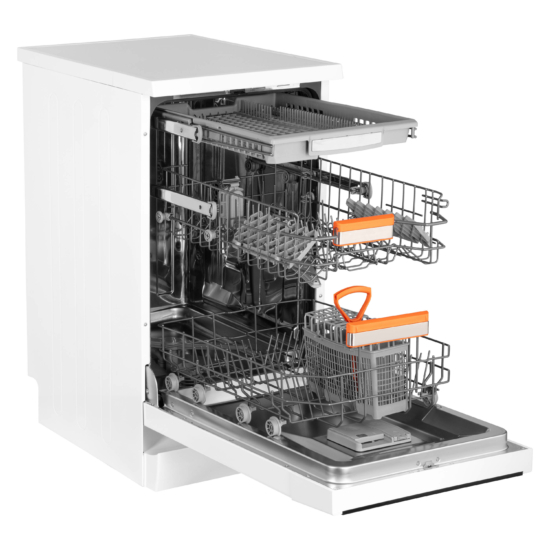 Dishwasher ARDESTO, 10sets, А++, 45cm, display, 3 basket, smart wash, extra hygiene, white