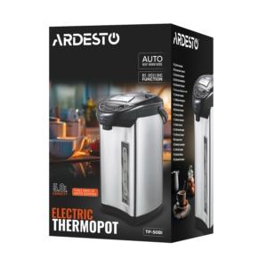 Термопот Ardesto 5л, пластик,  сіро-чорний