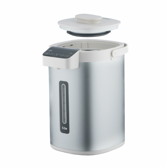 Thermopot Ardesto 5.5l, stainless steel+plastic, gray-white
