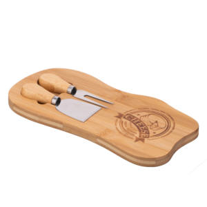 Набор для подачи сыра Ardesto Midori, 28х14х2см, бамбук, металл