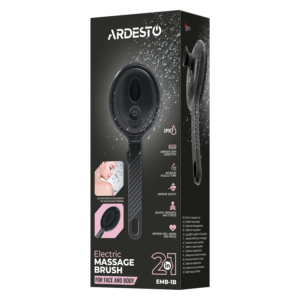 Электрическая щетка-массажер ARDESTO для лица  и тела, аккумулятор, USB Type-C, 4 режима, черный