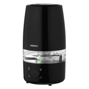 Air humidifier ARDESTO ultrasonic, 30m2, 4l, 280ml/h, electric. control, remote control, top. water inlet, display, black