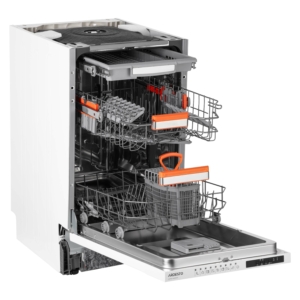 Посудомийна машина ARDESTO вбудовувана, 10компл., А++, 45см, дисплей, 3й кошик, гігієн.обробка, білий