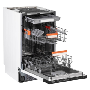 Посудомийна машина ARDESTO вбудовувана, 10компл., А++, 45см, дисплей, 3й кошик, чорний