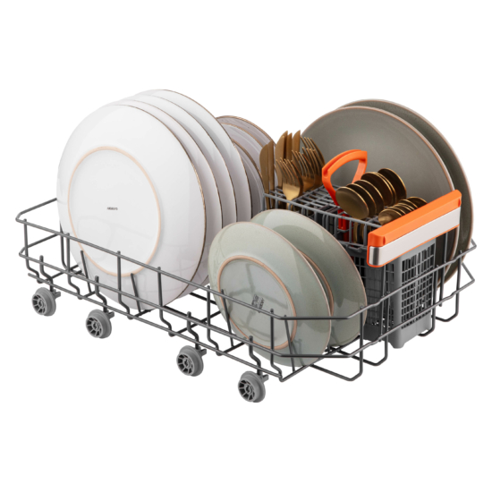 Посудомийна машина ARDESTO вбудовувана, 10компл., А++, 45см, дисплей, 3й кошик, чорний