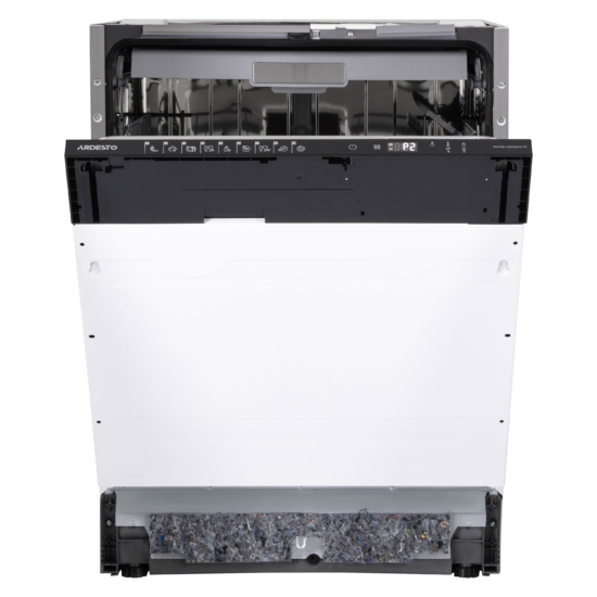 Dishwasher ARDESTO built-in, 15sets, А+++, 60cm, display, 3 basket, smart wash, extra hygiene, autodoor, black