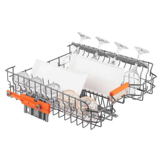 Dishwasher ARDESTO built-in, 15sets, А+++, 60cm, display, 3 basket, smart wash, extra hygiene, autodoor, black