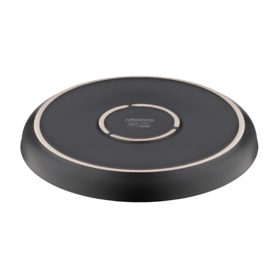 Ardesto Dessert plate Bolzano, 20.3cm, ceramic, black-green