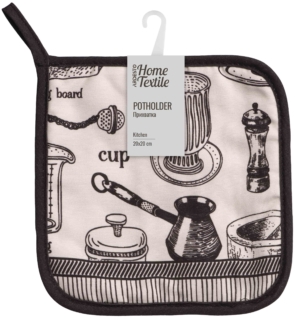 Прихватка Ardesto Kitchen 20х20см, 90% поліестер, 10% бавовна