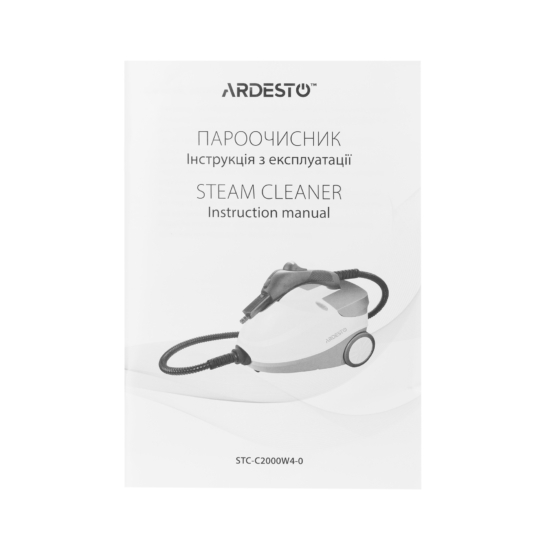 Ardesto steam cleaner, 2000W, 1500ml, 4Bar, white+blue