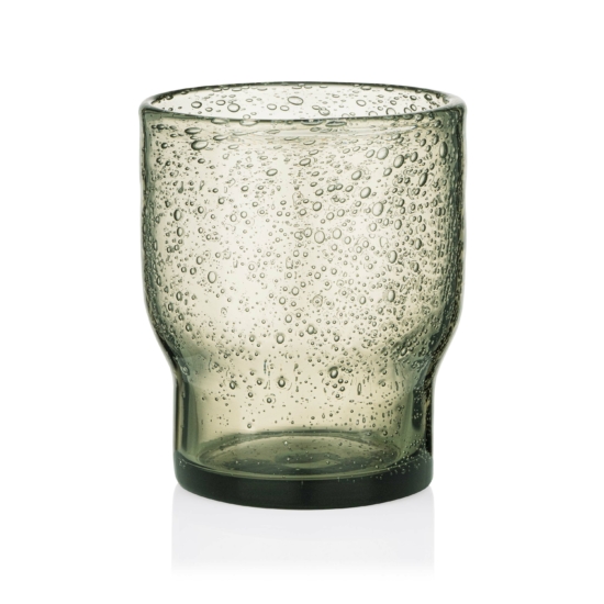 Набор стаканов низких Ardesto Bubble 300мл, 2шт, стекло, зеленый