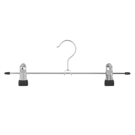 Ardesto Hanger with Clothespin for pants Set 30cm, 5pcs, metal, PVC, black