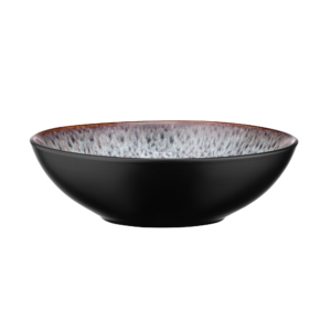 Ardesto Soup plate  Bolzano, 630ml, 18cm, ceramic, black-brown