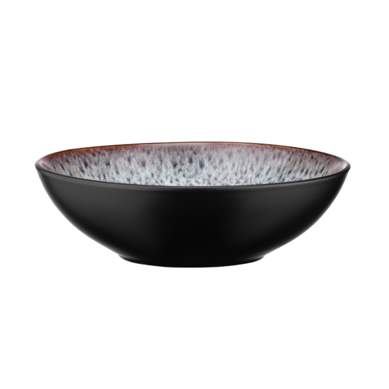 Ardesto Soup plate  Bolzano, 630ml, 18cm, ceramic, black-brown