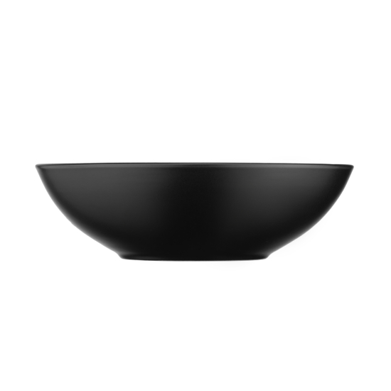 Ardesto Soup plate  Bolzano, 630ml, 18cm, ceramic, black-brown