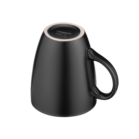 Чашка Ardesto Bolzano, 380мл, керамика, черно-коричневый