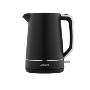 Електрочайник Ardesto Timeless Elegance, 1.7л, Otter, пластик, чорний матовий