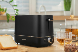 Ardesto toaster Timeless Elegance, 800W, plastic, 2 slots, black