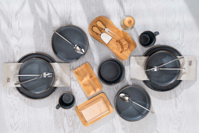 Ardesto Mug Fasano, 310ml, ceramic, dark gray