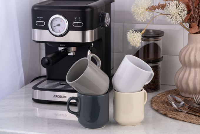 Ardesto Mug Carlo, 280ml, ceramic, white