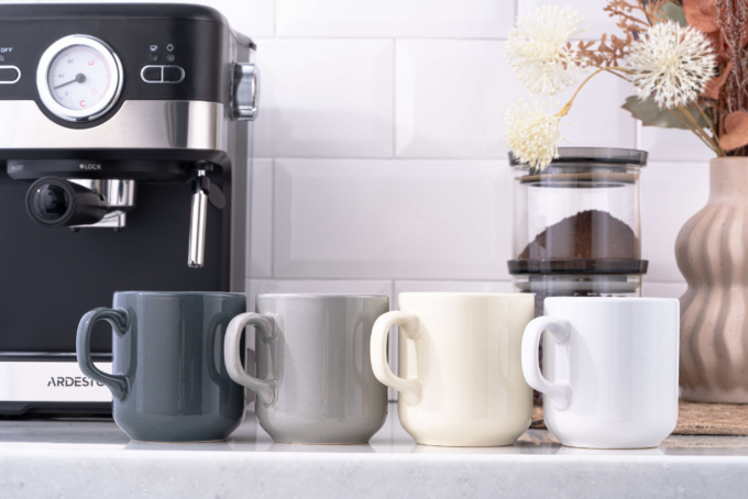 Ardesto Mug Carlo, 280ml, ceramic, white