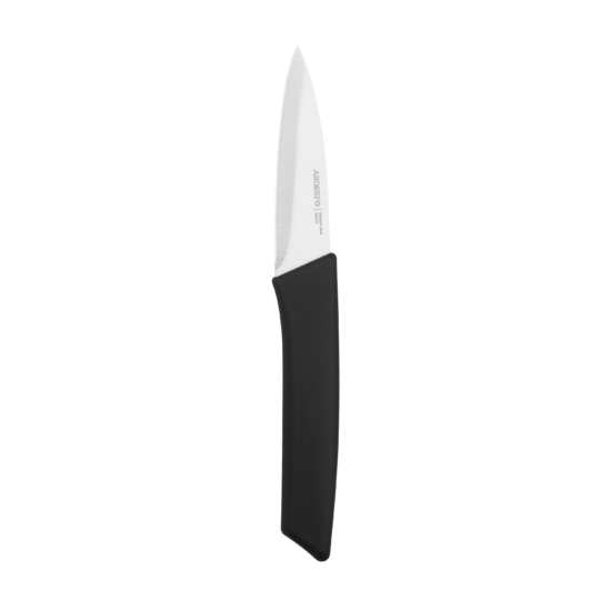 Кухонный нож для овощей Ardesto Gemini Gourmet, 9.5см, нержавеющая сталь, пластик, черный