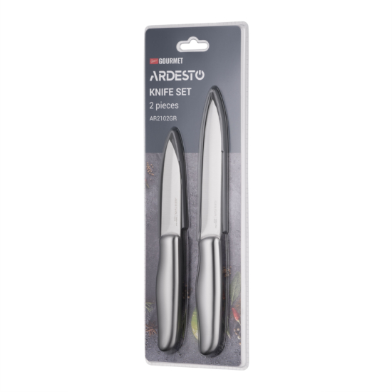 Ardesto Knives Set Gemini Gourmet, 2pcs, stainless steel
