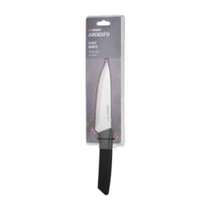 Кухонный нож поварской Ardesto Gemini Gourmet, 15.5см, нержавеющая сталь, пластик, черный