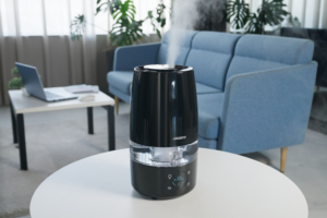 Air humidifier ARDESTO ultrasonic, 30m2, 4l, 280ml/h, electric. control, remote control, top. water inlet, display, black