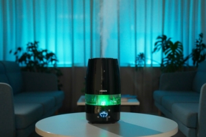 Air humidifier ARDESTO ultrasonic, 30m2, 4l, 280ml/h, electric. control, remote control, top. water inlet, display, black