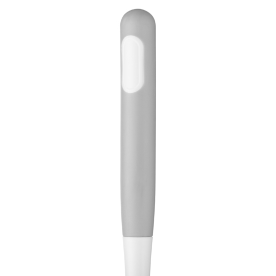 Ardesto Toilet brush set with stand 11.5×5.6x43cm, plastic, white