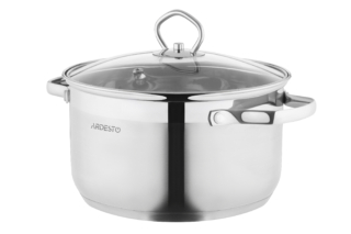 Каструля зі скляною кришкою Ardesto Gemini Bari, 3.2л, нержавіюча сталь
