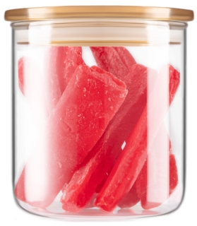 Банка для зберігання Ardesto Fresh 700мл, скло, пластик, прозорий